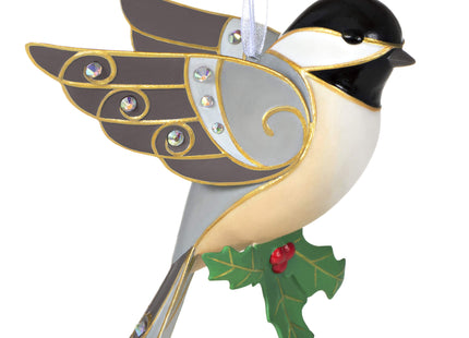 Hallmark Keepsake Christmas Ornament 2020, Beautiful Black-Capped Chickadee, Porcelain (3499QK1361)