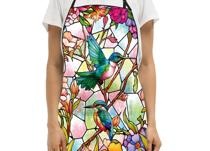 aiwkjdns Men Kitchen Cooking Hummingbird Aprons,Adjustable Cute Cooking Hummingbird Aprons for Women with Pockets Funny Gifts for Husband Dad