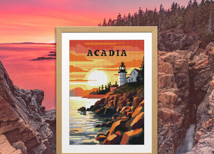 Neopalette Diamond Painting Kits for Adults, Art and Craft, Full Drill Diamond Painting Abstract and Ornaments, DIY 5D Diamond Art Craft (Acadia)