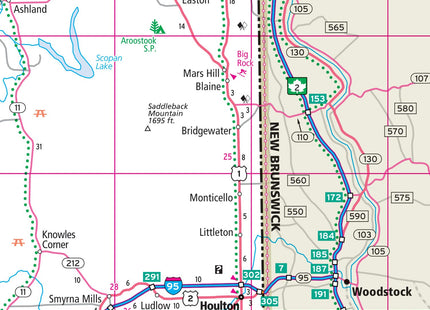 Rand McNally Easy to Fold: Maine State Laminated Map