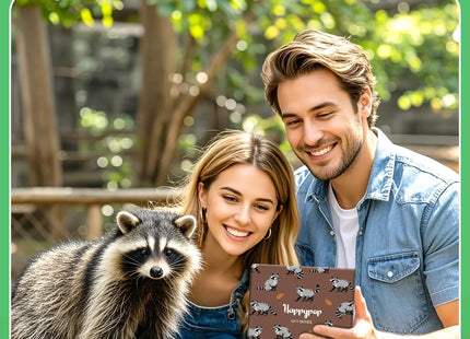 HAPPYPOP Cute Racoon Raccoon Gifts - Funny Raccoon Socks for Women Men