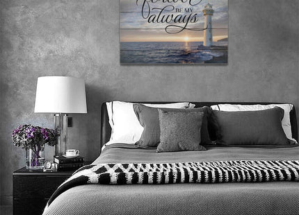 Golakra Nautical Lighthouse Wall Art Ocean Coastal Canvas Prints Painting Bathroom Beach Decor Pictures Artwork Office Home Decoration for Dining Living Room Bedroom 16"x12"