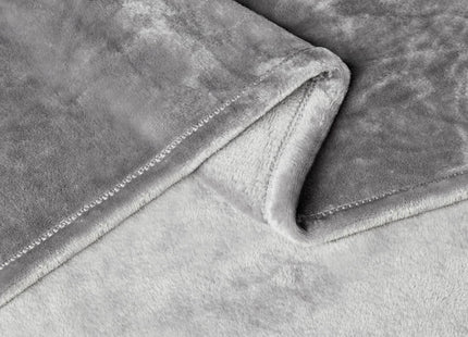 Amazon Basics Soft Fleece Throw Blanket, Ultra-Soft Flannel Fleece, Warm Cozy for Couch Sofa Bedroom, Fade-Resistant, 50 x 60 Inches, Gray