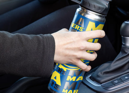 Rico Industries NCAA Maine Maritime Mariners Standard 22oz Stainless Steel Tumbler with Lid - Great For Coffee, Tea, Water or Cocktails