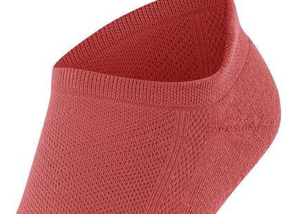 FALKE Unisex Cool Kick Sneaker Socks, Breathable, Cooling Effect, Polyester, Ankle Length, Everyday Colorful Sock, Red (Lobster 8862), 9-10, 1 Pair