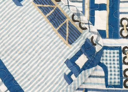 ABREEZE Sailboat Baby Bedding Coverlet Quilt Bedspread Throw Blanket for Kids 55" X 75"