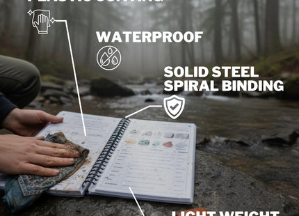 New England Rocks And Minerals Identification Field Guide | Waterproof