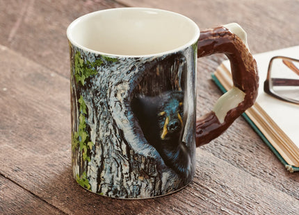 Wild Wings Sculpted Mug Cubby Hole- Black Bear