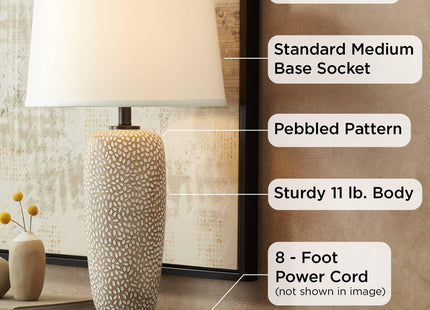 360 Lighting Anna 27 1/4" Tall Table Lamps Set of 2 Coastal Modern
