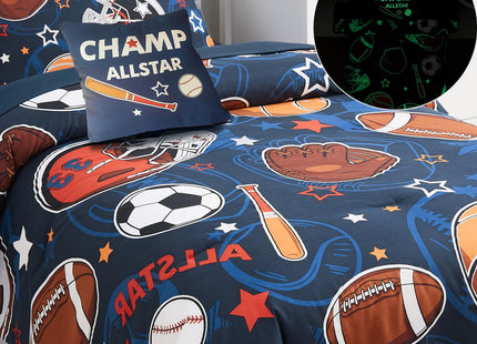 Boys Full Size Bedding Set -4 Pieces Ocean Bedding Full Size Comforter Sets