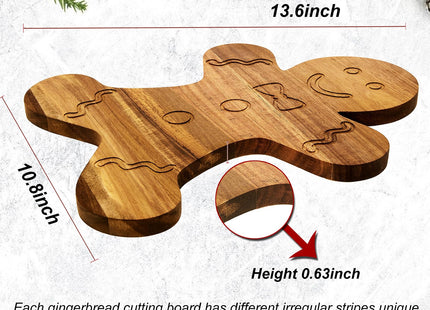 Gingerbread Shaped Wooden Cutting Board