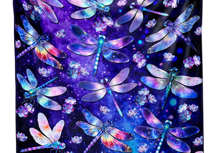 Dragonfly Blanket Gifts for Women Girls Soft Flannel Dragonfly Throw Blanket Merch Stuff Decor for Dragon Fly Lovers 50"X 40"
