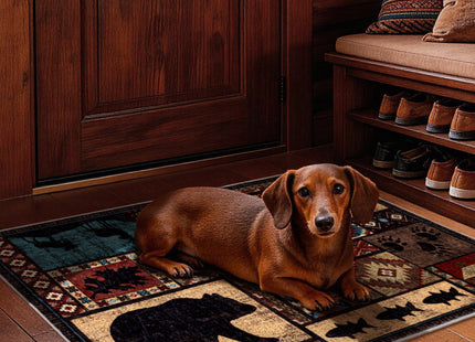 YIHOUSE Washable Rustic Cabin Area Rug 2 x 3 Entryway