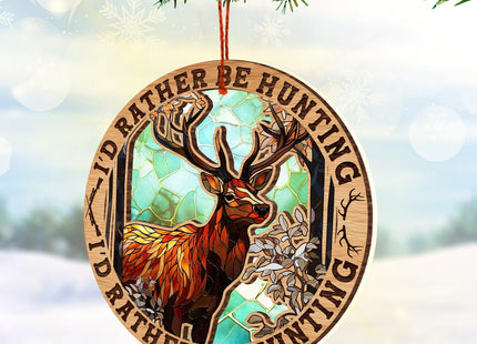 Deer Christmas Ornament - Hunting Decor for Home - Gifts for Men, Boys, Hunters