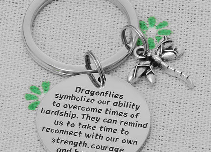 AHAETH Dragonfly Gift Keychain Dragonflies Jewelry Dragonflies Lover Gifts for Men Inspirational Gifts Encouragement Gift for Friend Dragonfly Keychains for Women