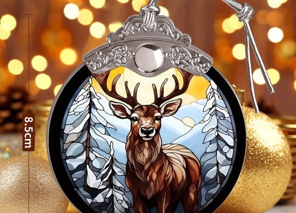 Deer Ornaments for Christmas Tree - Jocidea Deer Christmas Ornament - Beautiful Deer Ornament Gift - Holiday Keepsake - Deer Stocking Stuffer - Deer Gift