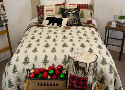 Donna Sharp Cedar Lodge Twin Quilt Set, 68" x 90"