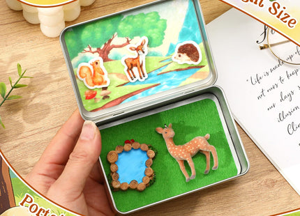 JULEASEL Little Pocket Deer Mini Deer Gift Collectible Travel Buddy