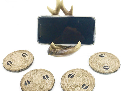 Bellaa Antler Coasters, Deer, Western, Cottage, Cabin, Farmhouse, Man Cave