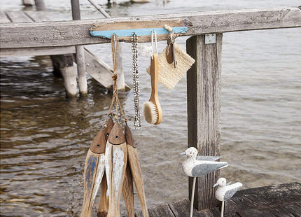 Rustic Wood Fish Home Decor Hanging Nautical Wall Decor