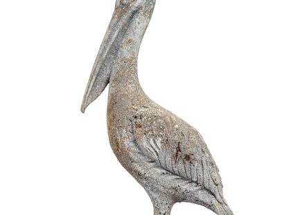 Creative Co-Op Resin Pelican with Distressed White Finish