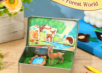JULEASEL Little Pocket Deer Mini Deer Gift Collectible Travel Buddy