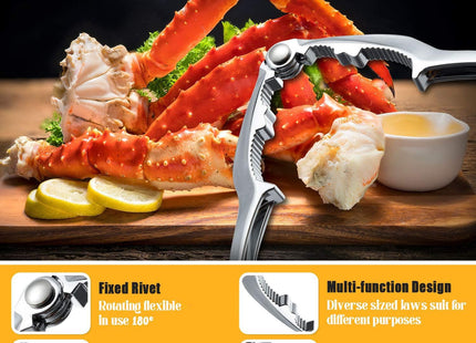 24 Pcs Crab Crackers and Tools Set, Crab Crackers Sets, Lobster Crackers