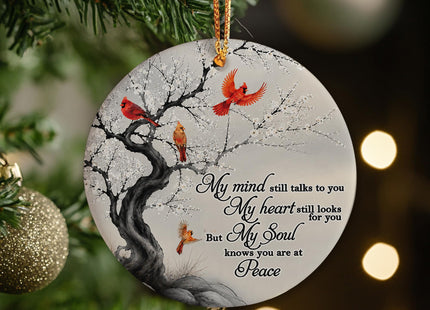 KSDUT Cardinal Christmas Ceramic Hanging Ornament Gifts