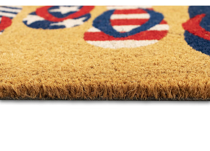 Liora Manne Natura Doormat Non-Slip Natural Fiber Outdoor Mat-Contemporary, Coastal, Beach, Transitional, Freedom Flops Natural 1'6" x 2'6"
