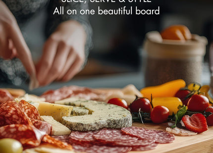 Labell Large Canadian Maple Edge Grain Cutting Board, 18 x 24 x 0.75 in