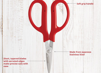 Maine Man Crab Seafood Scissors, Japanese Stainless Steel Blades, Serrated Precision Cuts For Crab And Lobster Shells