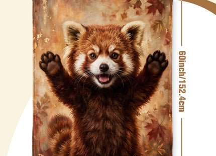 Aimego Raccoon Throw Blanket Raccoon Gifts for Boys Girls 50"x60"