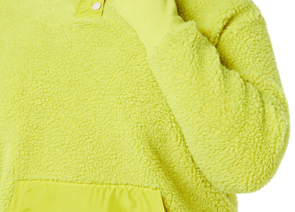 Amazon Essentials Women's Teddy Fleece Pullover Jacket (Available in Plus Size), Bright Olive Green, L
