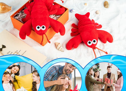 SYWHXY 12Pack Lobster Toy Cute Plush Lobster Stuffed Animal Doll for Kids