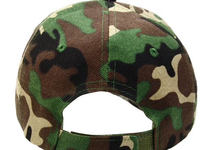 Falari Baseball Cap Adjustable Size for Running Workouts and Outdoor Activities All Seasons (2pk Woodland & Woodland)