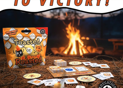 Education Outdoors Toasted or Roasted Family Campfire Card Game
