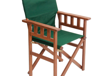 BYER OF MAINE Pangean Campaign Chair, Forest Green, 250 lbs Capacity