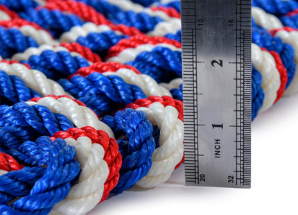Lobster Rope Mat Patriotic 30x17 Inch, Nautical Welcome Mat USA Designed