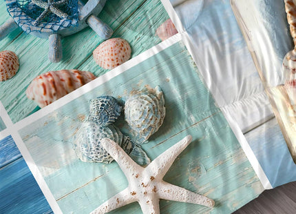 FUYEUN Beachy Bedding Set for Kids Twin Coral Ocean Sailboat Comforter Set for Boys Girls Bedroom Quilt Bed Set 1 Comforter 1 Pillowcase