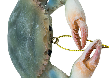 Blue Crab Ocean Coastal Beach Christmas Tree Hanging Nautical Ornaments