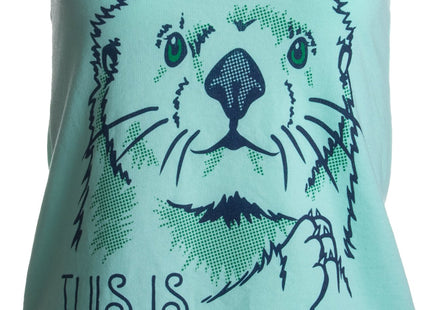 Ann Arbor T-shirt Co. This is My Otter Tank | Cute Otter Lover Top, Women's Racerback Workout Tank (Mint, Large)