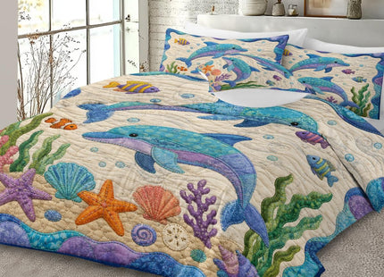 Sleepwish Dolphin Ocean Comforter Playful Comforter Set Twin