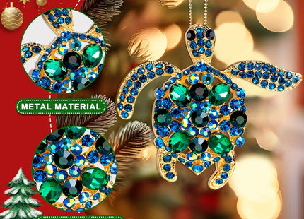 Sea Turtle Gifts for Women Decor Sea Turtle Ornament Christmas Hanging for Xmas Tree Clearance Keepasake
