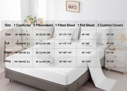 Erosebridal Bear 7 Piece Comforter Set Queen Rustic Cabin Decor Bedding
