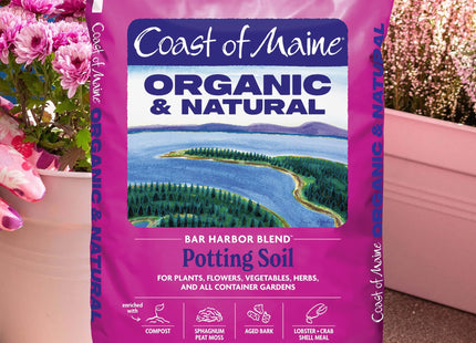Coast of Maine Bar Harbor Blend, 16qt (Pack of 4) Organic and Natural Potting Soil for Houseplants, Flowers, Vegetables, Herbs and Containers