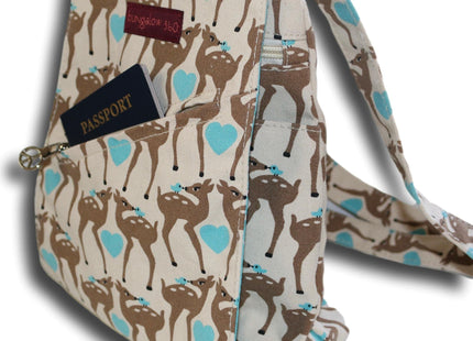 bungalow 360 Small Messenger Bag (Deer)