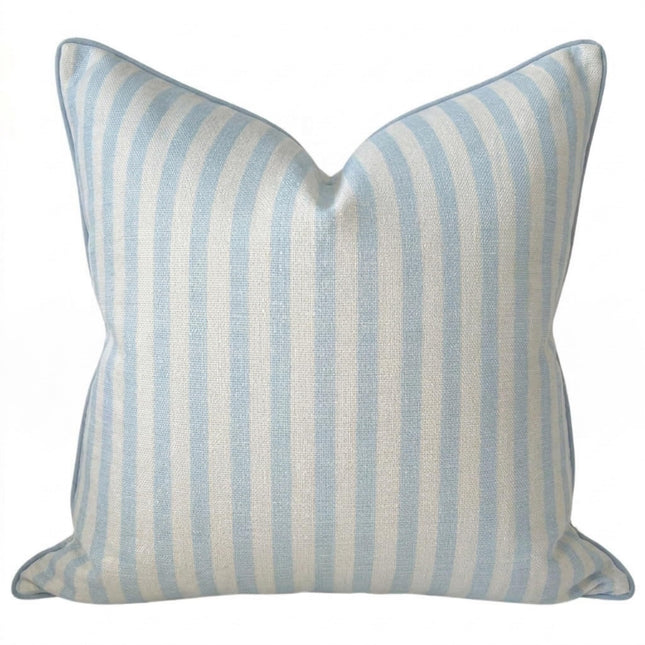 Jillien Harbor Throw Pillow for Home Harvey Striped Style Pillow Cover Coastal Grandmillennial Pillow Cover 20" x 20" Grandmillennial Home Decor Coastal Home Decor