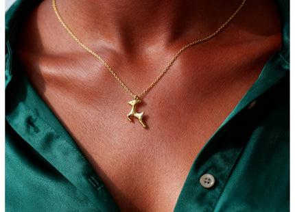 Baydurcan Deer Necklace Elk Pendant Deer Gifts for women