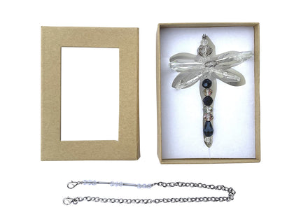 Crystal Dragonfly Suncatcher – Prism Rainbow Maker for Car, Garden, Home & Window Décor – Dragonfly Charm Gift for Mom or Grandma