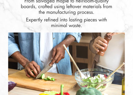 Labell Large Canadian Maple Edge Grain Cutting Board, 18 x 24 x 0.75 in